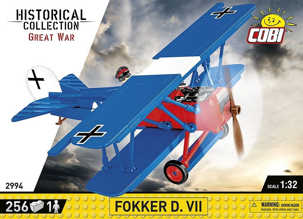 COBI Collection Historique - Fokker D VII - Maquette 255 Pièces - À Partir De 14 Ans